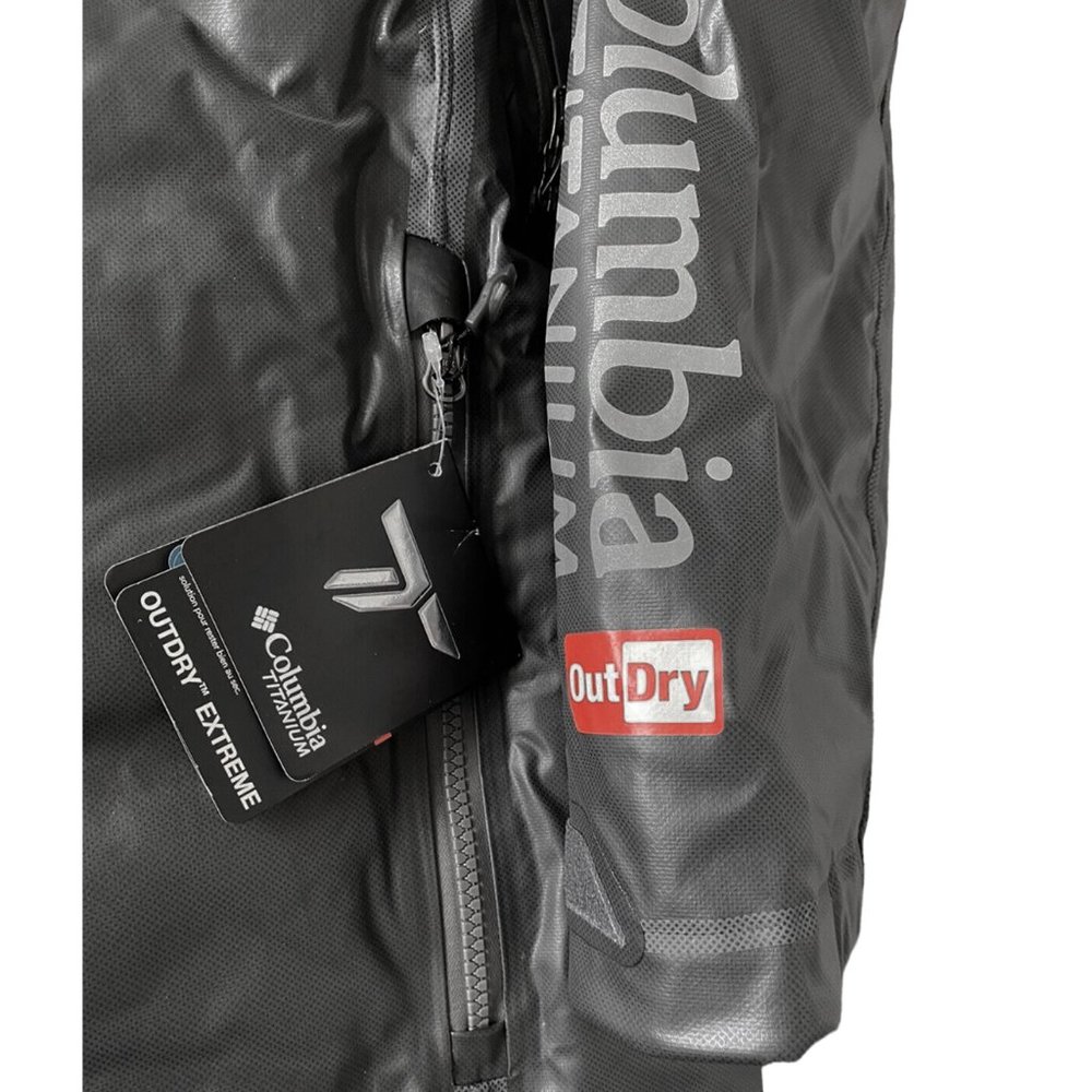 NEW $1000 Columbia Titanium OutDry Extreme Diamond Heatzone Long Parka 2X Black - Picture 3 of 5